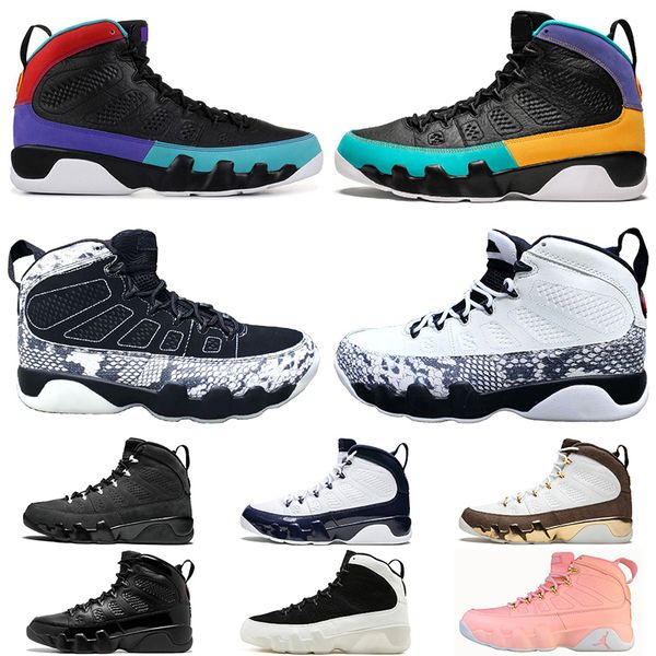 

2019 Designer 9 9s Men Women Basketball Shoes Dream It Do It Bred Black White Snake UNC Space Jam Mens Trainers Sports Sneakers