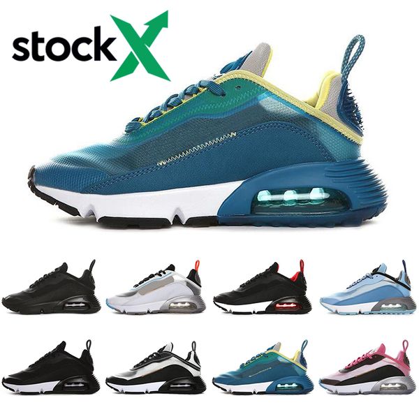 

2020 air stock x 2090 men women running shoes bred triple black white pink oreo 2090s outdoors mens trainers sports sneakers szie 36-45, White;red