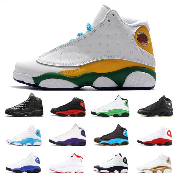 

air retro jumpman 13 13s cap and gown flints bred cny basketball shoes island green court purple lakers mens sports design