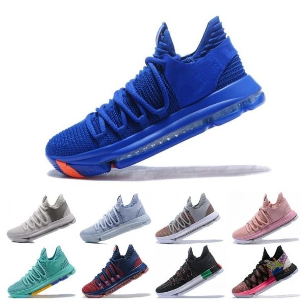 

wholesale kd 10 kevin durant men basketball shoes oreo bhm white black numbers anniversary stucco igloo multi color 10 x sports sneaker