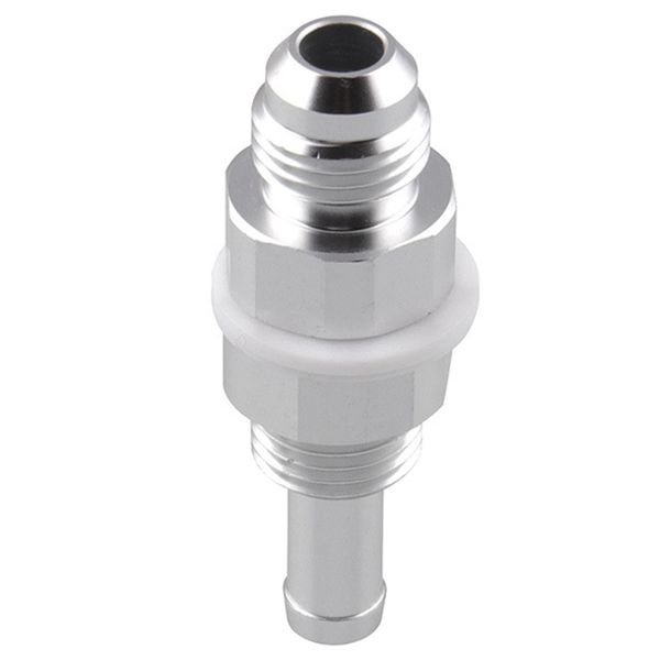 

6an male flare bulkhead to 5/16 hose barb fuel tank fitting auto car accessories