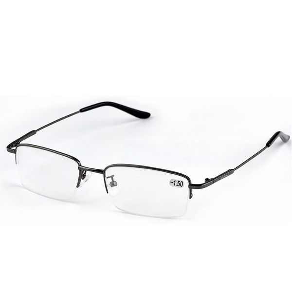 

cubojue myopia glasses men eyeglasses man with clear minus lens -100 -150 -200 -250 -300 -350 -400 -450 -500 -550, Black