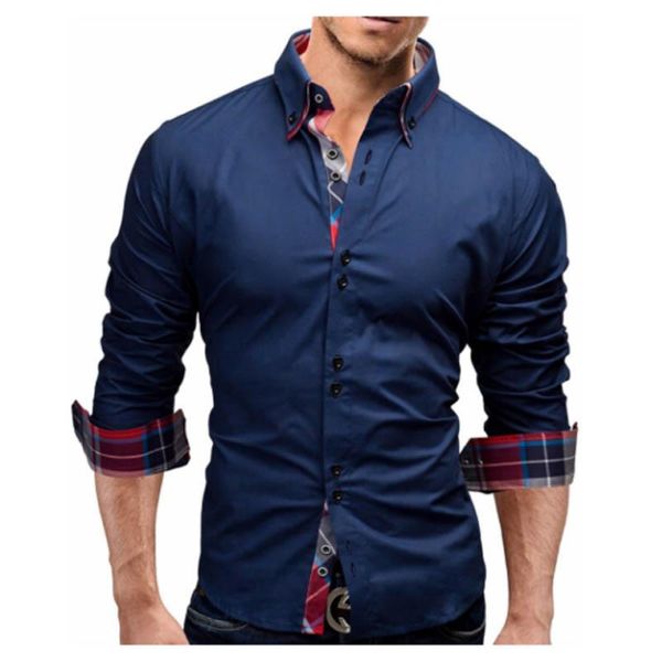 

spandex men shirt spring new brand business men slim fit dress shirt male long sleeves casual shirt camisa masculina super size  -3xl, White;black