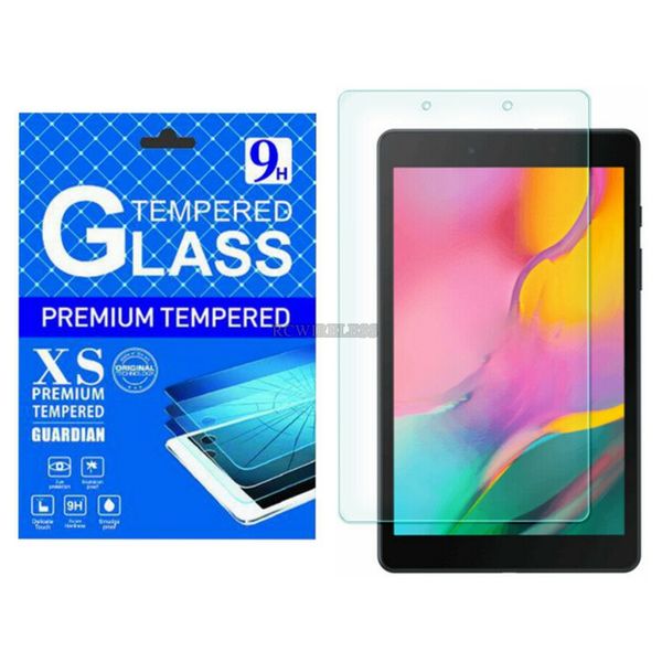 Protetores de tela de PC para tablet transparente para Samsung Tab a 8,0 s Pen P200 P205 T290 T295 10,1 polegadas T510 T515 Vidro temperado à prova de choque de filme de filme