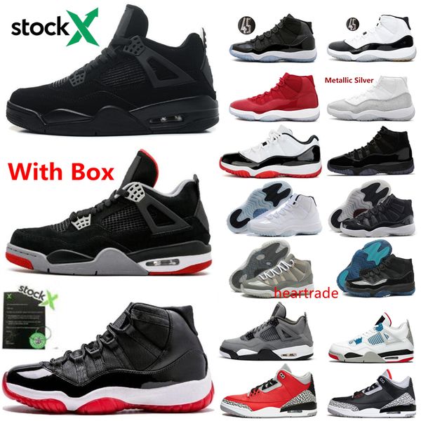 

2020 black cat 4 4s basketball shoes 11 low white bred 11s men sneakers cool grey gamma legend blue black cement unc 3 3s concord space jam