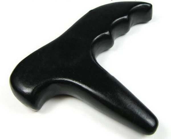 

натуральный массажный конус типа ласточкин хвост, Black