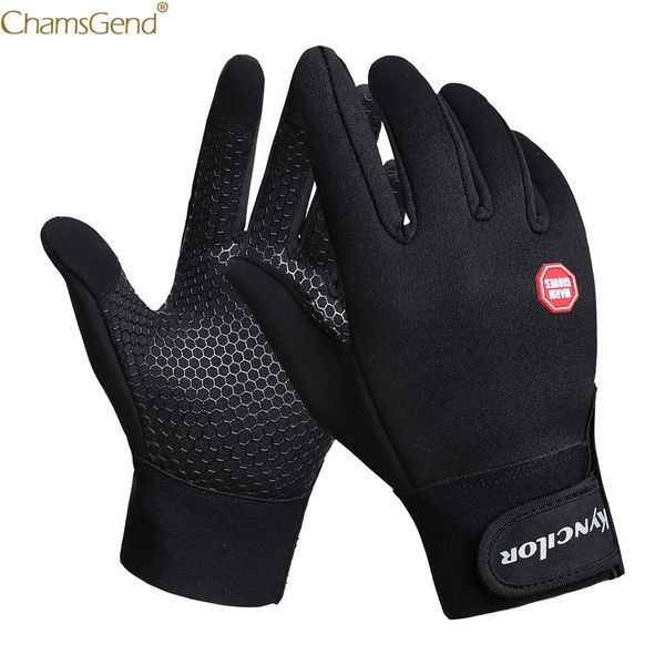 

2019 winter touch screen gloves men warm windproof glove for men fashion classic anti slip breathable mitts guantes tacticos, Black