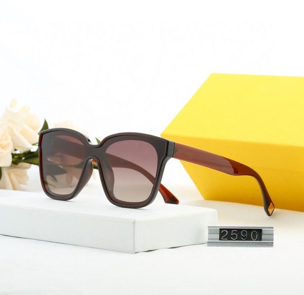 

new classic mens woman sunglasses 2020 design sunglasses mens glasses uv400 f letter 2590 5 color optional with box for male