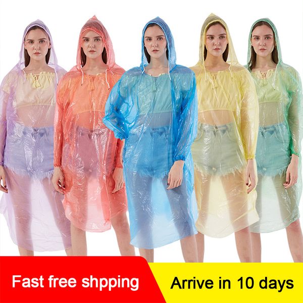 

аварийные одноразовые дождевые пончо одноразовые дождевики взрослый водонепроницаемый дождевик пончо путешествия кемпинг пальто пешие прогул