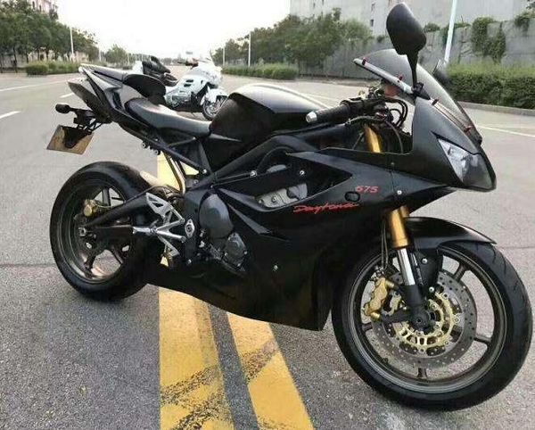 

новый abs литья под давлением мотоцикла обтекатели kit подходит для triumph daytona 675r 2006 2007 675 2008 06 07 08 пользовательских матовы