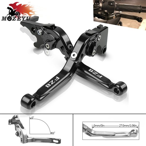 

fz8 2015 motorcycle cnc aluminum adjustable folding extendable brake clutch lever for fz8 2011 2012 2013 2014 2015