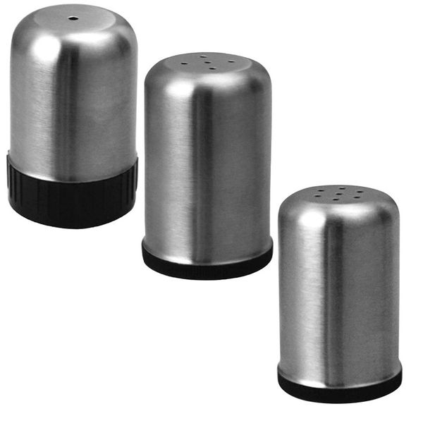 

powder storage small sturdy stainless steel durable pepper pot seasoning pot kitchen accessories salt storage pot