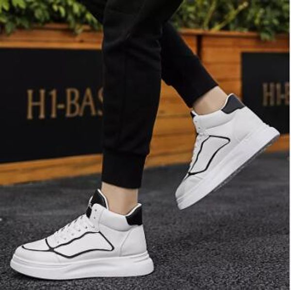 

womens mens shoes causal shoe womens magic tie slip platform shoes casual walking tennis shoes sneakers, Black