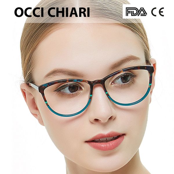 

occi chiari italy-design glasses women frame eyewear frame spectacles oculos lunettes gafas demi colour gift w-corso, Black