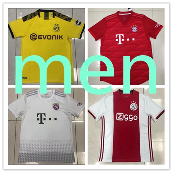 

взрослые мужчины трикотажные изделия футбола футбол джерси футбол бавария мюнхен реал maillots аякс 2020 равнину футболки толстовка felpa su, Black