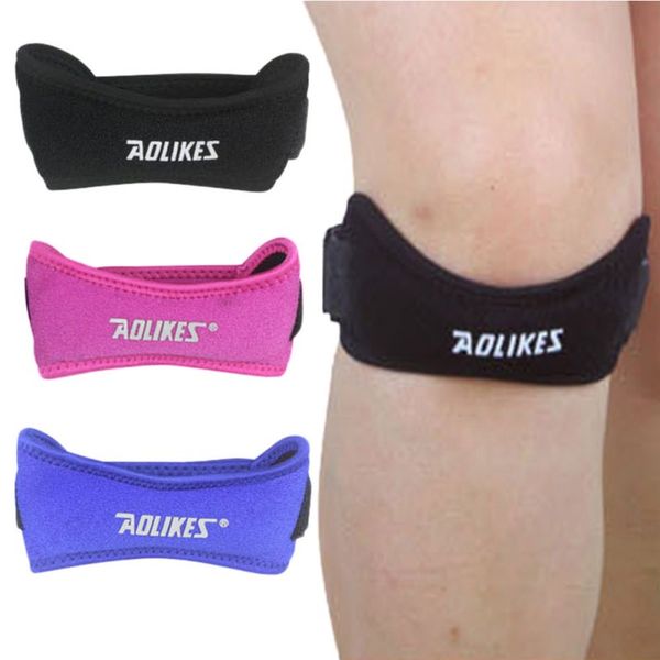 

knee breathable basketball guards protection patellar belt movement patella knee climbing foot protection, Black;gray