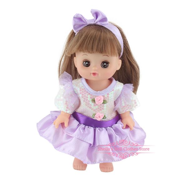

fashion lovely suit for 25cm mellchan baby doll clothes accessories
