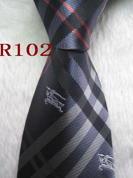 

r102 #100%silk jacquard woven handmade men's tie necktie, Blue;purple