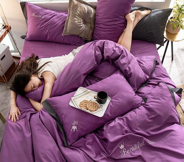 8 Styels Popular Luxurious Crystal Velvet Bedding Set Velvet Duvet