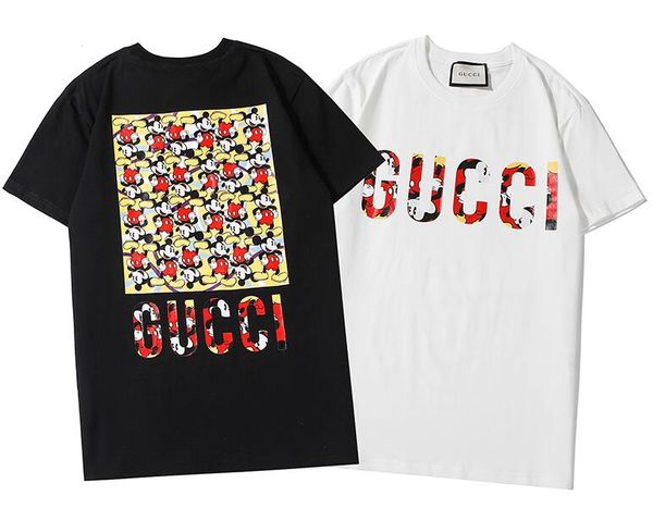 

summer style tees faded short sleeve t-shirt men women 100%, White