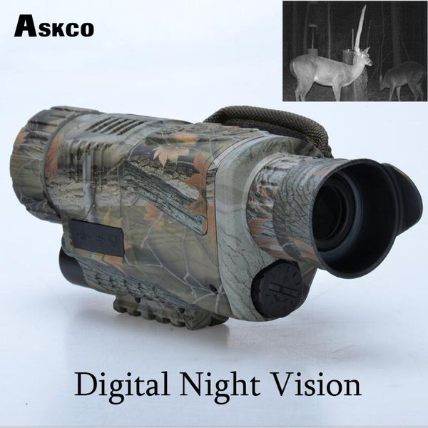 

camouflage 5x40 digital monocular infrared night vision goggles night vision scope takes ps video with tft lcd for hunting