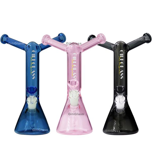 

Giliglass Bestie Бонг Rigs Цветные стекла Beaker Bongs Rip Dab Рог Водопроводные трубы Чаша Пьянящий Bubbler Herb Чаша Pipe восковое масло Двойной Mouthtip розовый