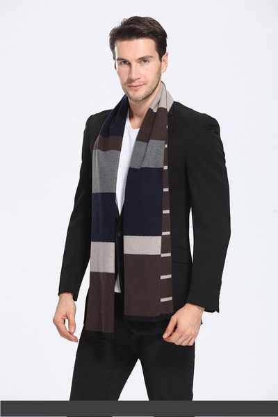 

2016 зима хорошее качество глушитель теплый шарф мужской шелковый матовый шарф для бойфренда подарок бесплатная доставка, Blue;gray