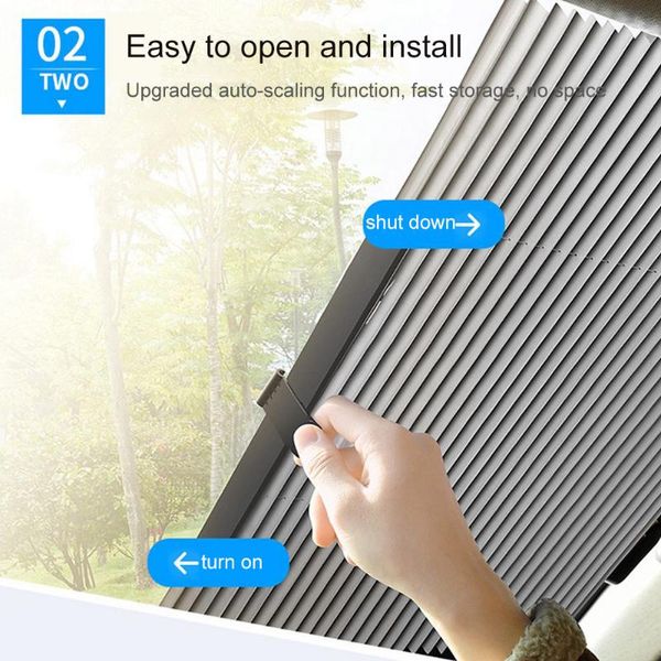 

car retractable windshield sun shade block sunshade cover front rear window foil curtain for solar uv protect sun visor