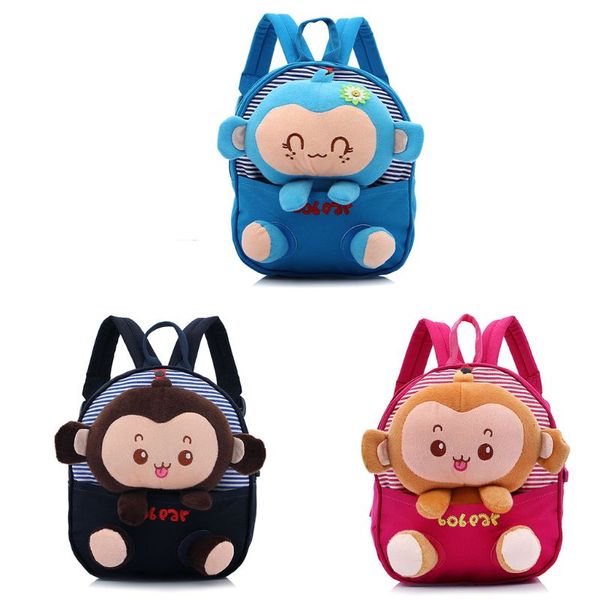 

kids cartoon backpack kindergarten school bag rucksack with removable toy 9.05 x 3.14 x 10.23in