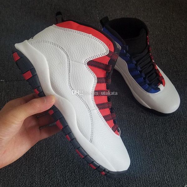 

new men 10 x oreo men basketball shoes fashion black white man sneakers mens 10s jumpman basket ball sports shoes size 41-47