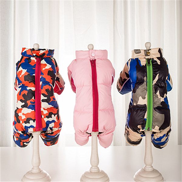 

горячая зима собак pet одежда зимняя теплая куртка thicker puppy coat маленький средний большой собаки домашние животные одежда для французс