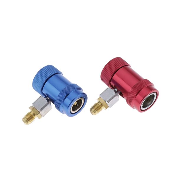

2pc r1234yf air conditioning connector high low quick adapter