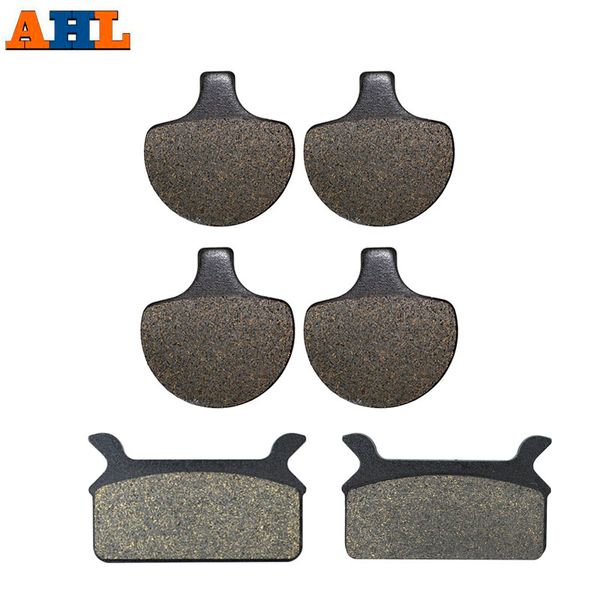 

ahl motorcycle front and rear brake pads for touring flt flht flhtci road king flhr flhci 1986 1987 1988 1989 1990-1999