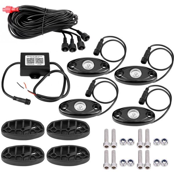 

1 set phone control rgb led car under underbody car neon light chassis atmosphere lamp styling decorative lights new