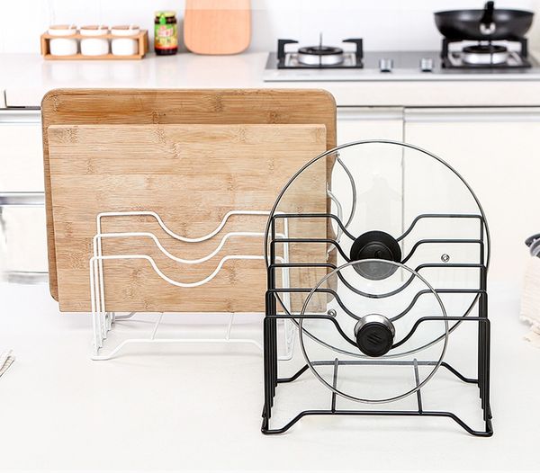 2019 Pot Lid Holder Pot Lid Rack Multifunctional Kitchen Cookware