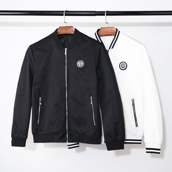 

medusa luxury fashion mens jacket new large size salling casual jacket wild breathable jacket classic large size loose jackets, Black;brown