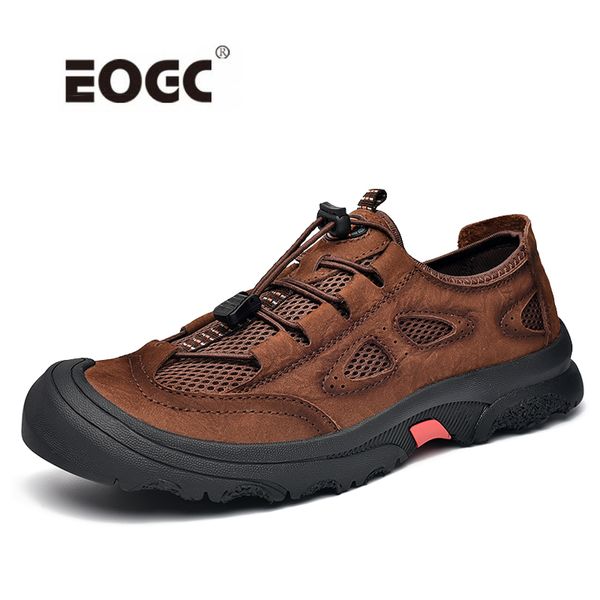 

breathable men shoes handmade quality natural leather flats shoes men comfort outdoor casual zapatillas hombre, Black