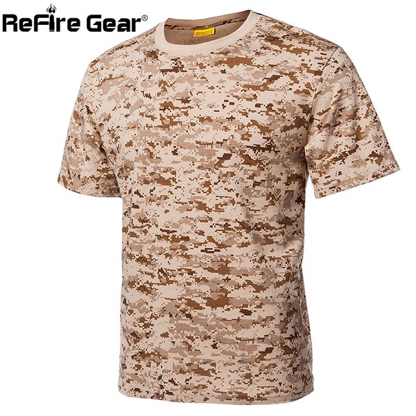 

refire gear military camouflage t shirt men cotton us army combat tactical t-shirt summer quick dry breathable man camo t shirts, White;black