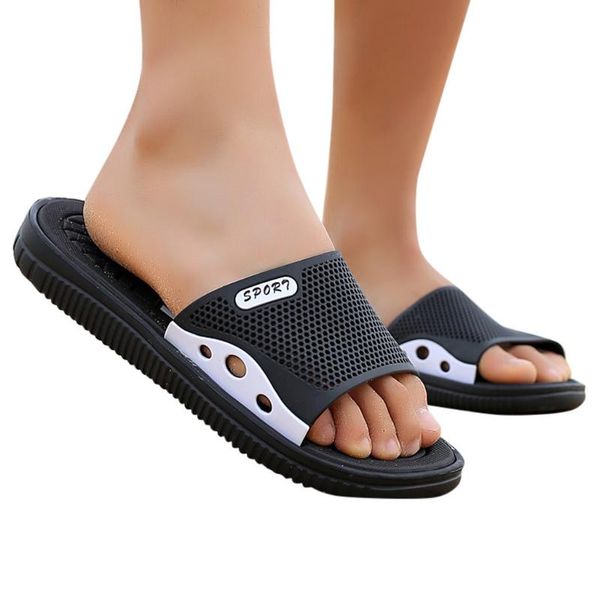 

men's slipper fashion fashion casual summer outdoor anti-skidding beach shoes home slippers 2020 shoes men sandals comfortable, Black