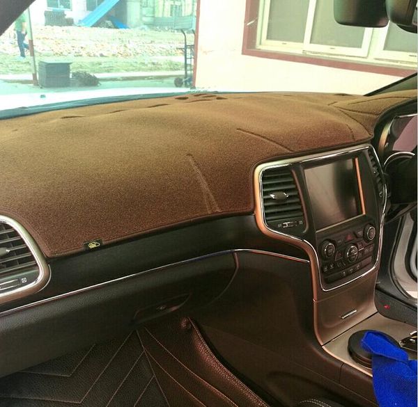 Dashmats Car Styling Accessories Dashboard Cover For Grand Cherokee Wk2 2011 2012 2013 2014 2015 2016 2017 2018 Rhd Car Interior Mirror Accessories