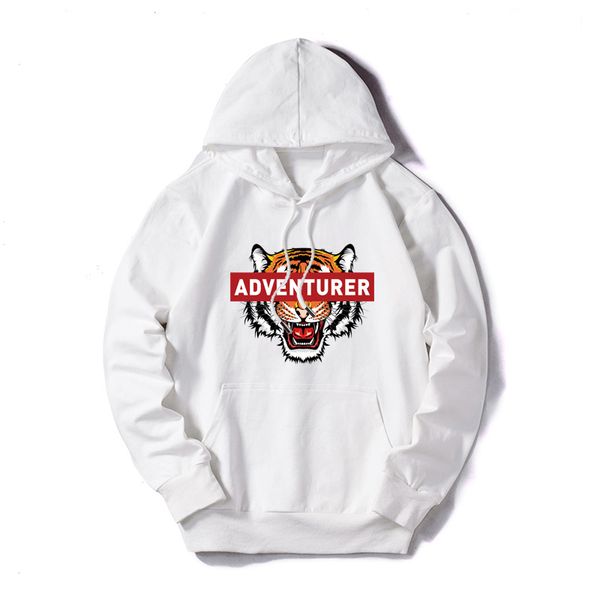 

hoodie for women men 2019 new fashion tiger head deisgner hoodiy pullover with long sleeve plus size m-5xl, Black