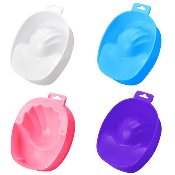 

1pc nail art hand wash remover soak plastic bowl nail bath manicure tool