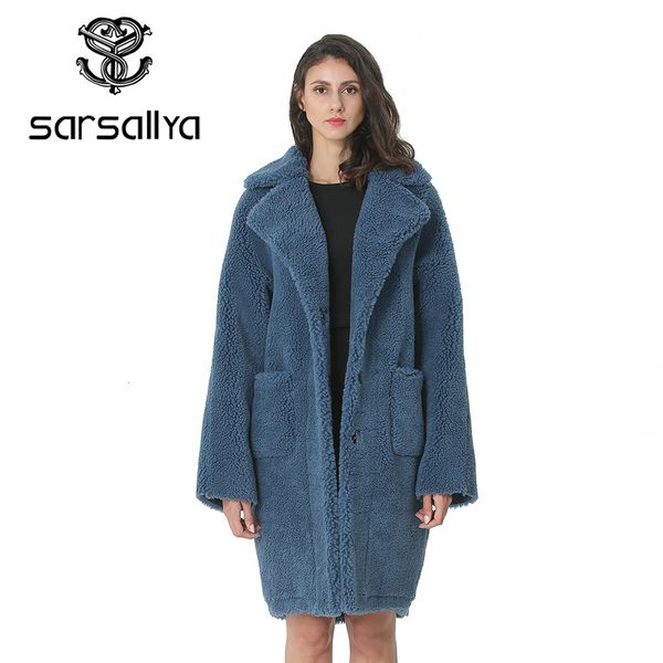 

winter wool coat women long coats female autumn ladies fall overcoat woolen blend girl peacoat casual fur wool jackets 2019 new y190926, Black