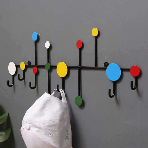 

nordic чугун dots 58 х 24см настенные крючки antique finish металлические вешалки для одежды стойки стены крюк для декора номер