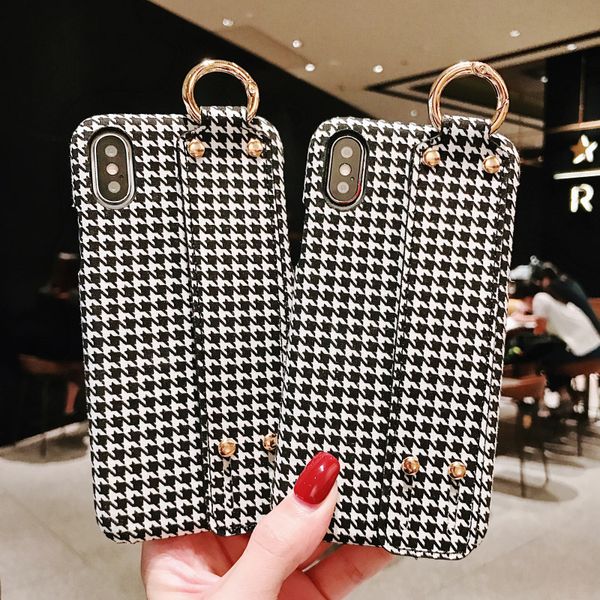 

designer phone case for iphonex xs xr xsmax iphone7/8plus iphone7/8 iphone6/6sp 6/6s flying birds phone case with wristband wholesale