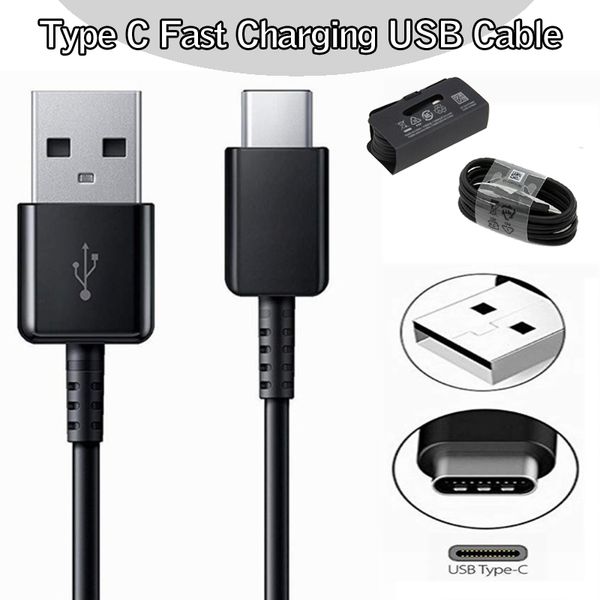 

usb cable for samsung s10 plus note 9 note10 pro s8 type c cable 1.2m 4ft fast charger cable 2a