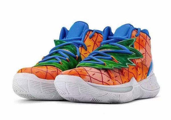 

2019 new arrival mens kyrie shoes tv pe basketball shoes 5 for 20th anniversary sponge x irving 5s v five luxury sports sneakers