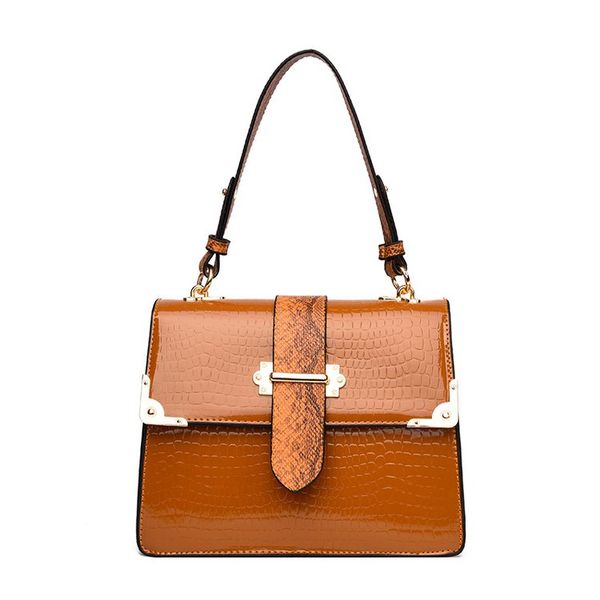 

2020 fashion new crocodile leather handbag lady evening party shoulder messenger tote