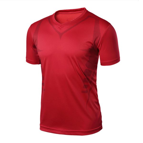 

quick dry men's sports gym compression clothing breathable fitness t-shirt female jersey high elastic low price, Black;blue