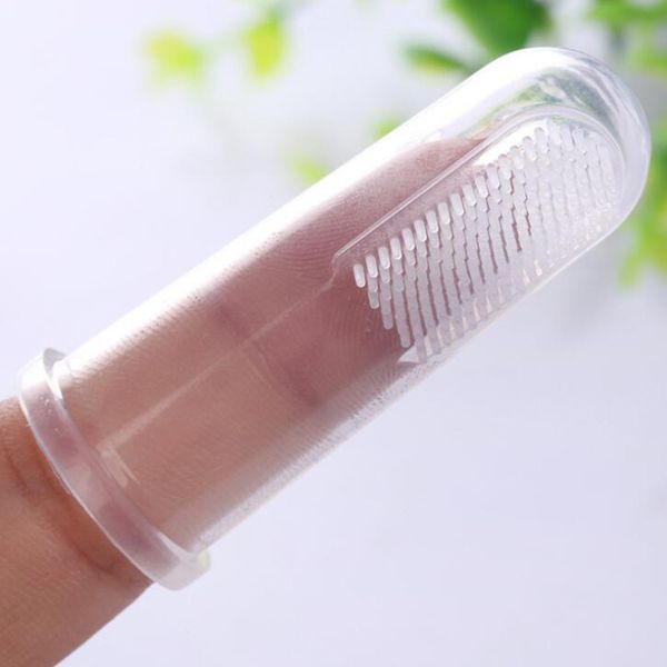 

Whosesale Hot Baby Toothbrush Maternal Infant Supplies Infant Finger Brush Breast Brush High Quality Silica Gel Infant Deciduous Toothbrush